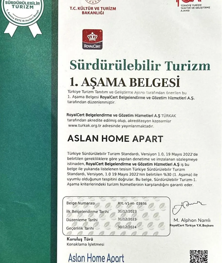 Aslan Home Apart Istanbul Hotel